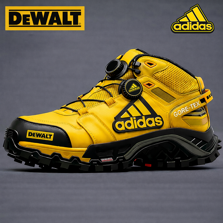 Les bottes de travail et de randonnée imperméables et résistantes aux intempéries des marques ADIDAS® et DEWALT®