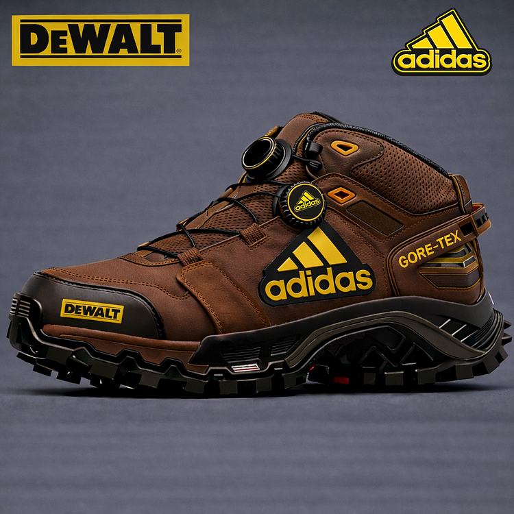Les bottes de travail et de randonnée imperméables et résistantes aux intempéries des marques ADIDAS® et DEWALT®