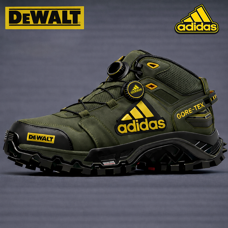Les bottes de travail et de randonnée imperméables et résistantes aux intempéries des marques ADIDAS® et DEWALT®